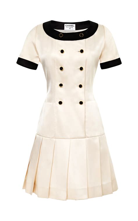 vintage white chanel dress|vintage chanel dresses for women.